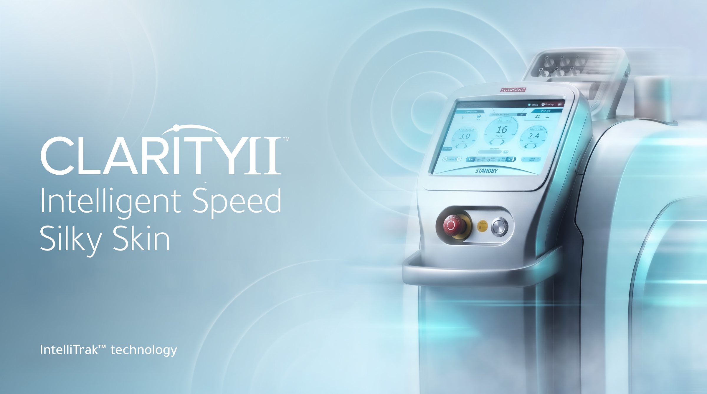 CLARITY II — Intelligent Speed, Silky Skin key visual