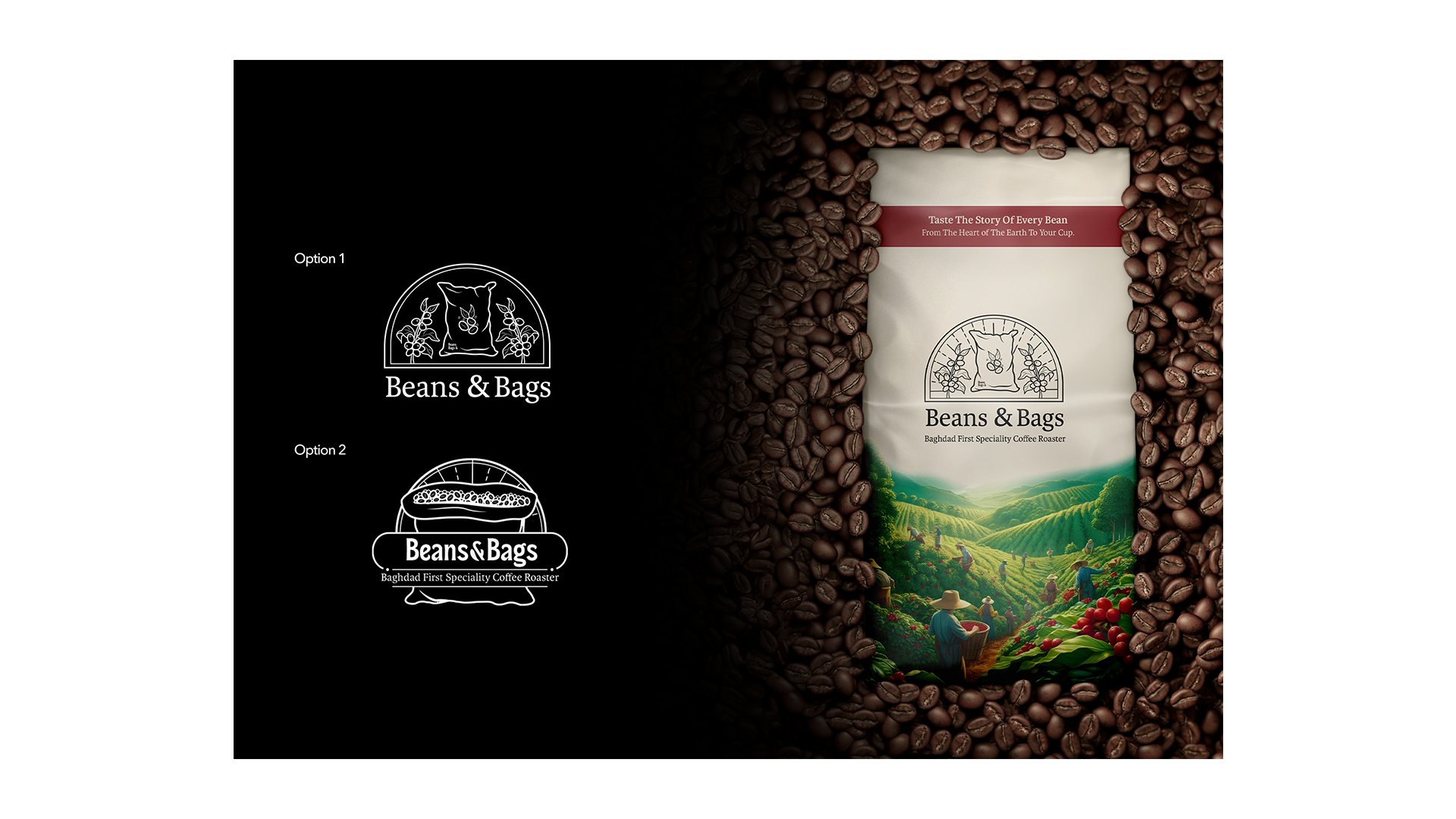 Beans and Bags identity